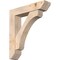 Ekena Millwork Legacy Slat Smooth Bracket w/ Offset Brace, Douglas Fir, 7 1/2"W x 34"D x 38"H BKT0806X34X38LEC06SDF - alternate 1